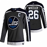 Winnipeg Jets 26 Blake Wheeler Black Adidas 2020-21 Reverse Retro Alternate Jersey Dzhi,baseball caps,new era cap wholesale,wholesale hats
